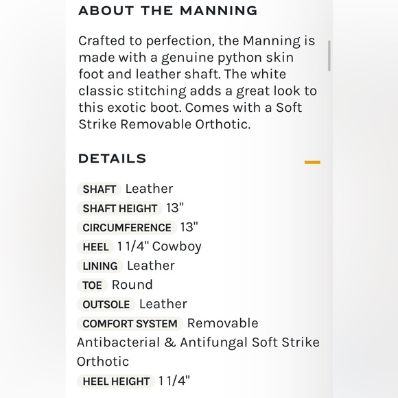 Dan Post python cowboy boots - Picture 2 of 15